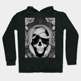 Gothic Majesty: Captivating Skulls in Alternative Fashion and Art Hoodie